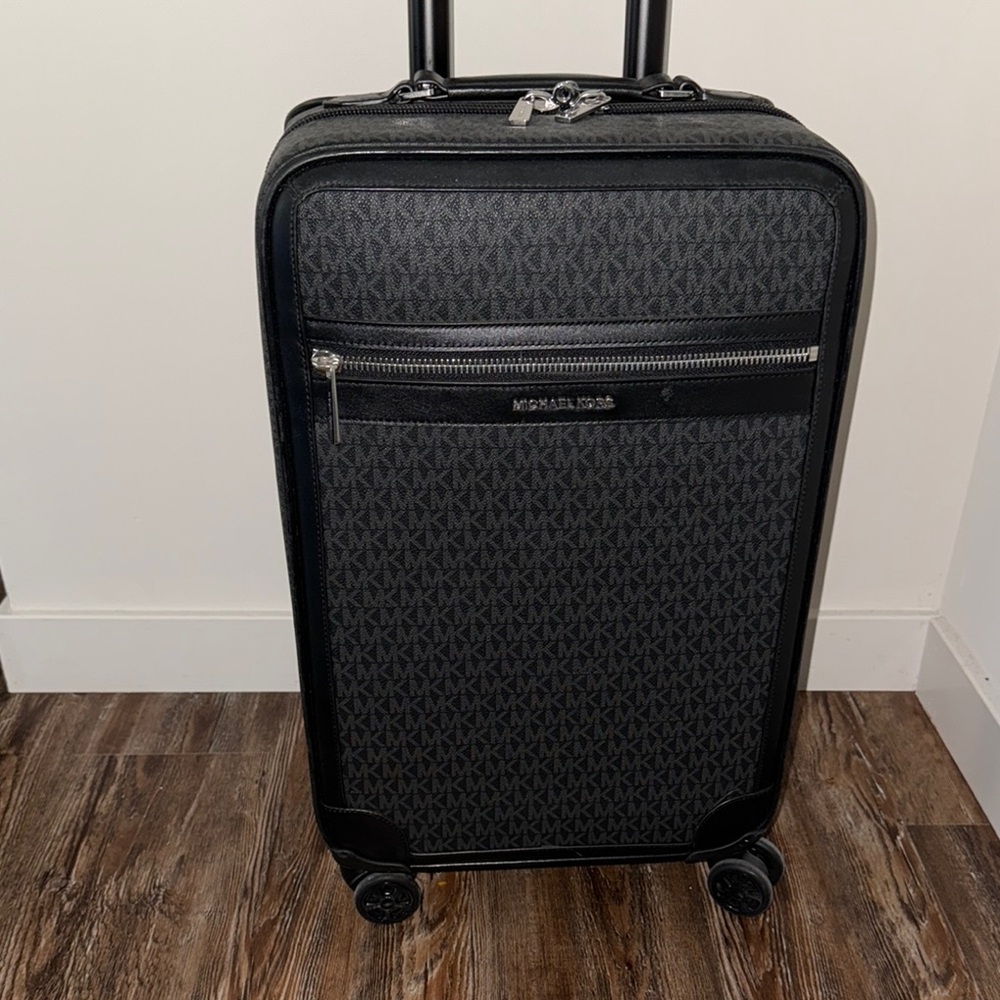 Michael Kors Black Monogram Suitcase
